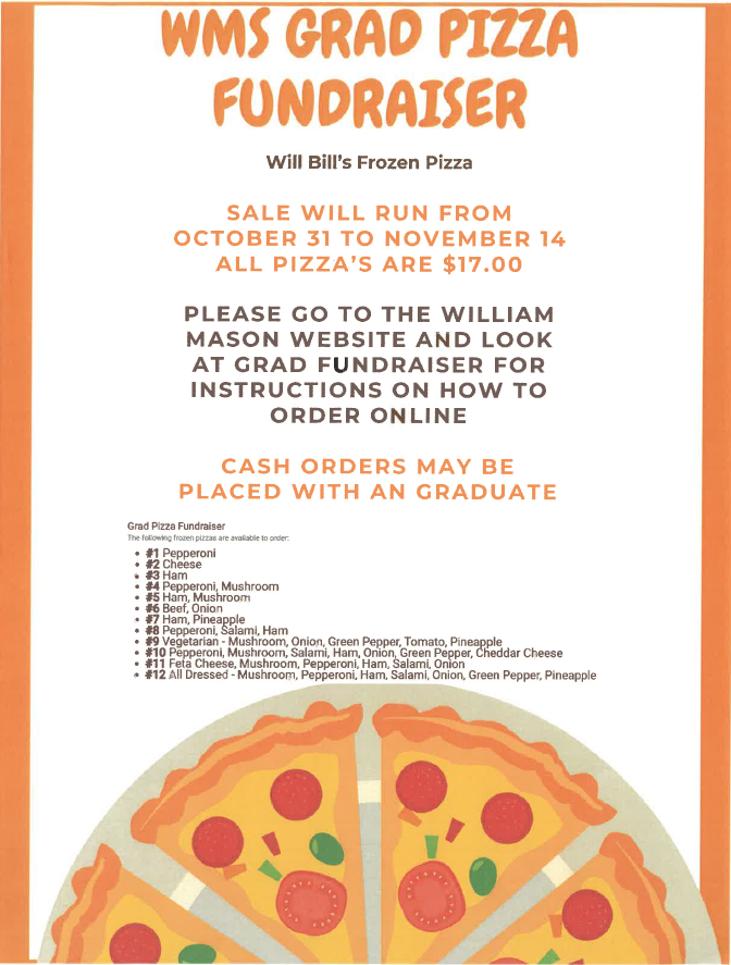 Grad Pizza Fundraiser