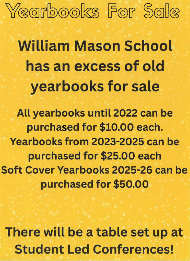 Yearbook Sale